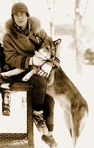 Elizabeth Ricker and Bonzo