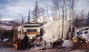 This rough and ready Yukon bush camp was home to Seppala Kennels, Isa Boucher and Jeffrey Bragg for four years.